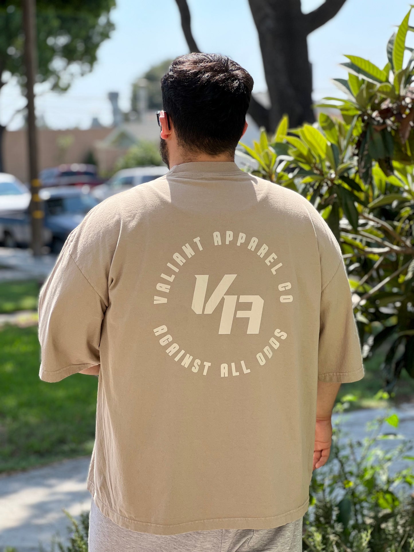 “VALIANT” Drop Shoulder Tee