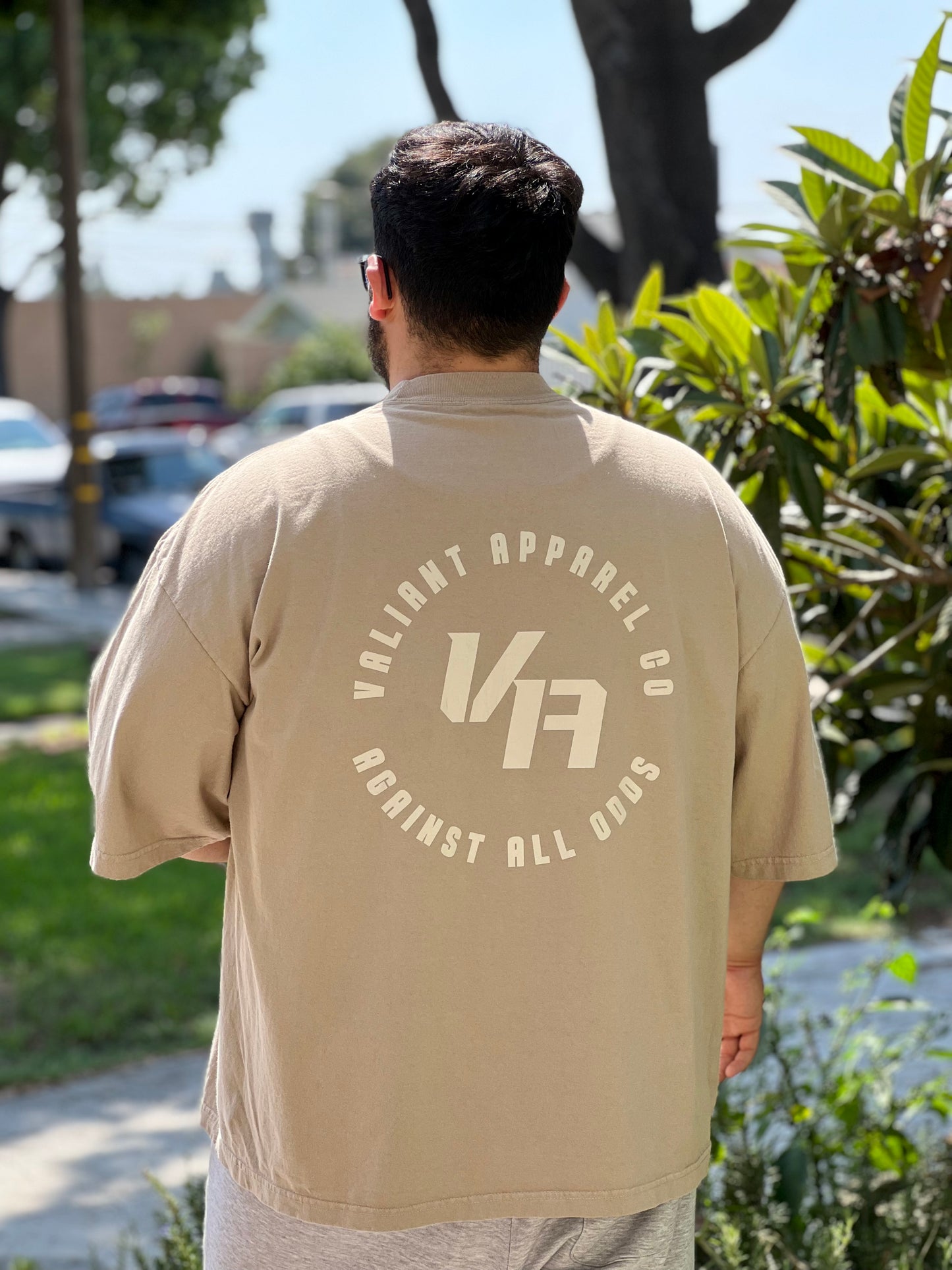 “VALIANT” Drop Shoulder Tee