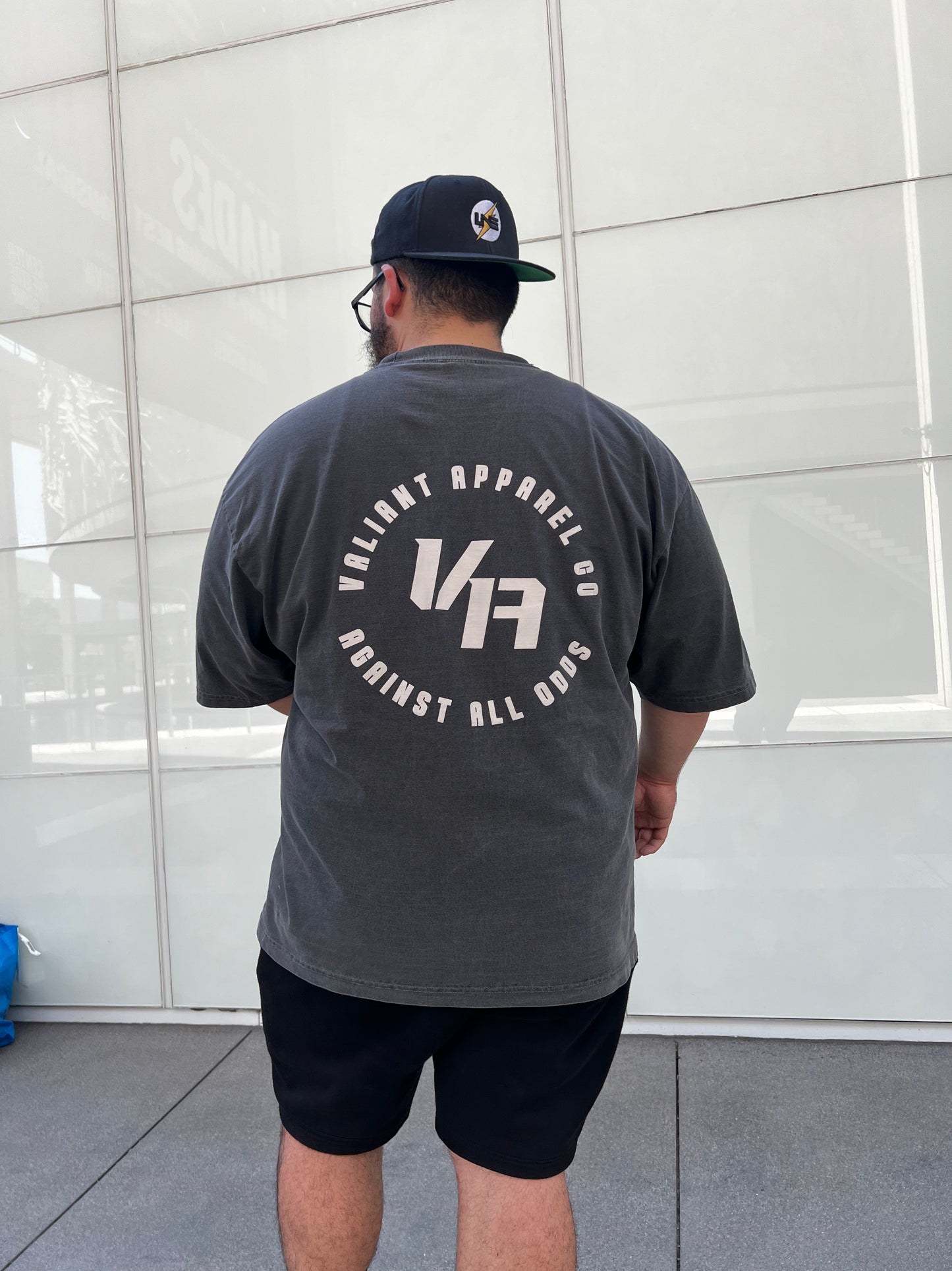 “VALIANT” Drop Shoulder Tee