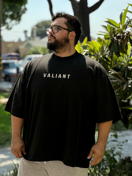 “VALIANT” Drop Shoulder Tee