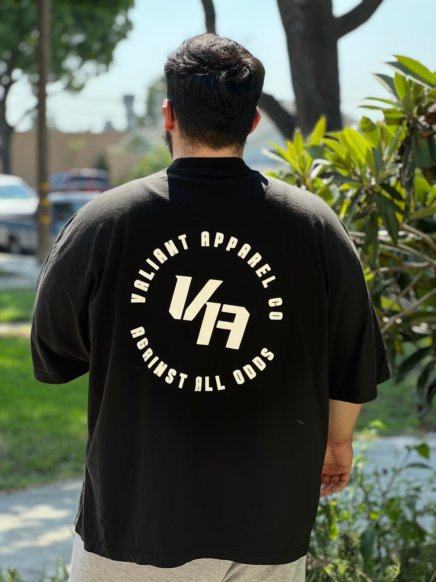 “VALIANT” Drop Shoulder Tee