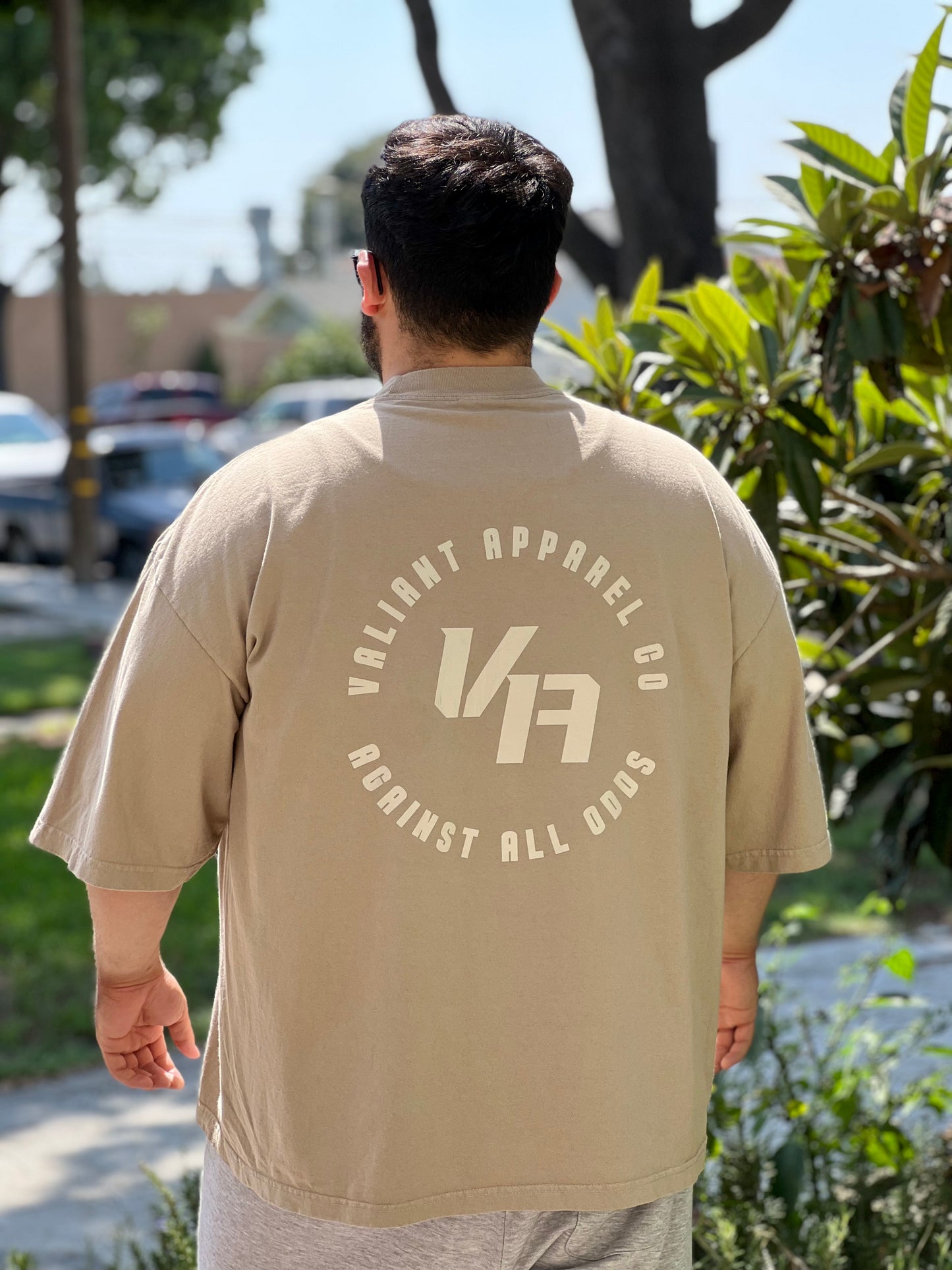 “VALIANT” Drop Shoulder Tee