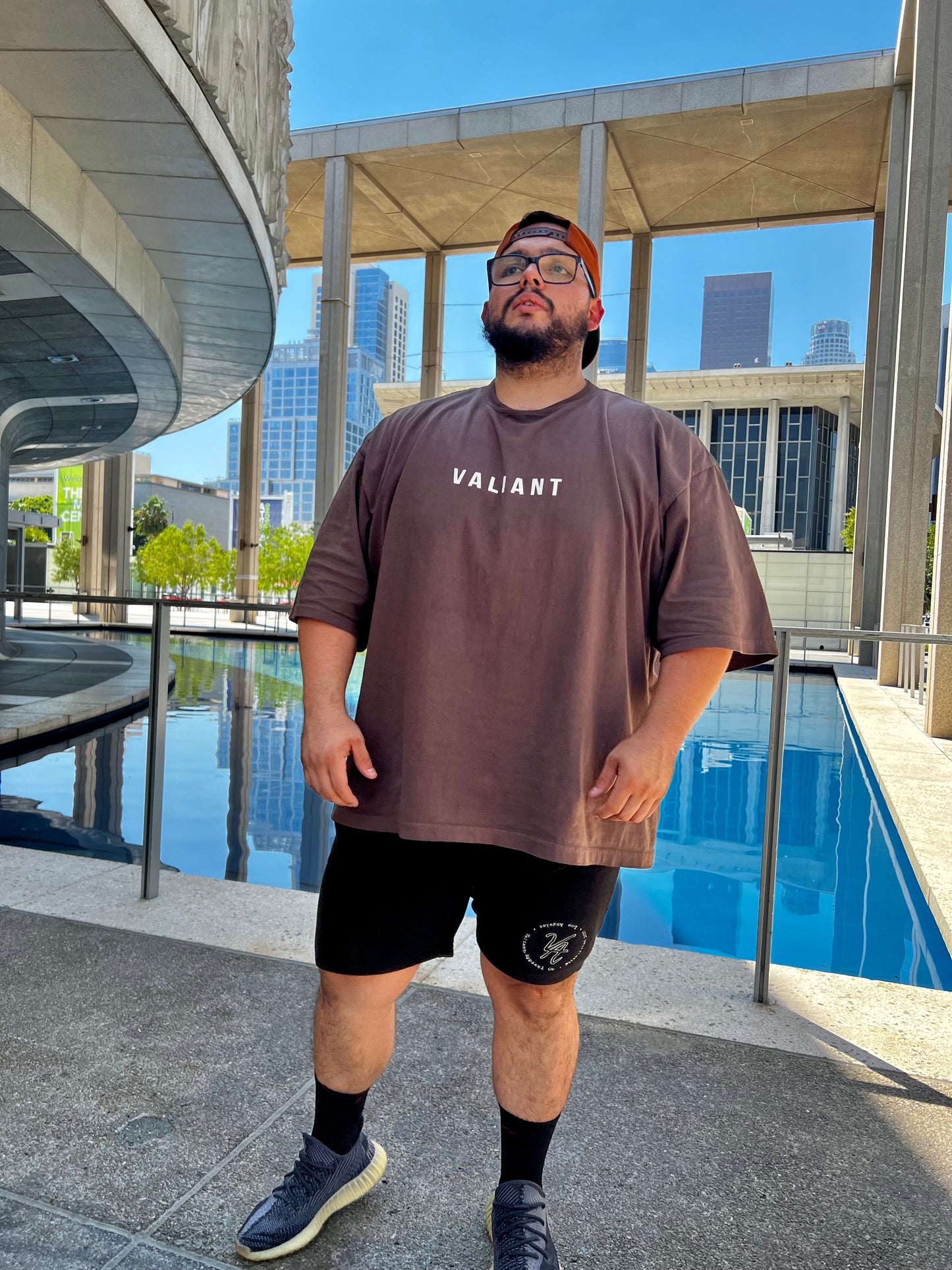 “VALIANT” Drop Shoulder Tee